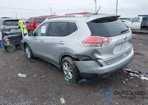 2015 Nissan Rogue Sv z USA, uszkodzony, nr VIN KNMAT2MV5FP569424